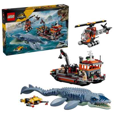 Mosasaurus Dinosaur Boat Attack