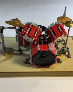 Drum-Kit Set (Built From MEOW Bricks)