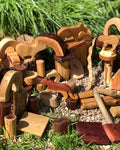Rain Forest Tree Blocks 75 pc