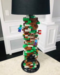 Minecraft Tower Lamp made of LEGO® Bricks