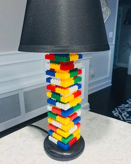 Multicolored Rainbow 4.0 Lamp made of MEOW® Bricks