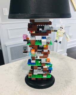 Minecraft 3.0 Lamp made of LEGO® Bricks
