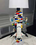 JUMBO Custom Spaceship Lamp made of MEOW® Bricks