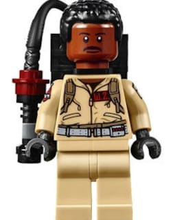 Lego MINIFIGURE Ghostbusters Dr. Winston Zeddemore, Printed Arms - with Proton Pack