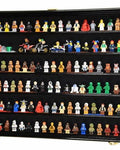 180 Mini Figures Display Case Cabinet Minifigures Figurines Small Action Figure Toys Collectible Wall Shelf - Lockable - 98% 