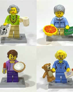 Dorothy Zbornak, Sophia Petrillo, Blanche Devereaux and Rose Nylund inspired - custom figures and accessories