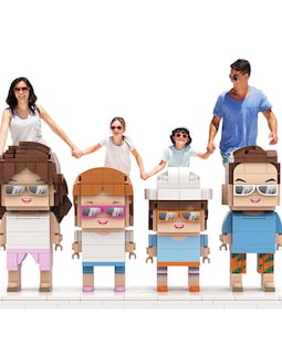 Personalized Mini Figure Block Toy: Custom UV Printed Bricks