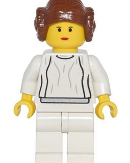 Lego Star Wars MINIFIGURE Princess Leia Classic From 2000 - 2003