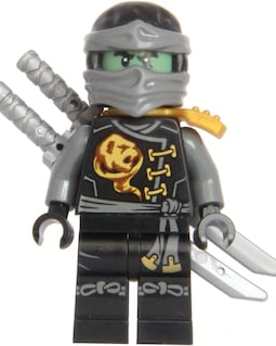 MEOW MINIFIGURE Ninjago Cole - Skybound, Ghost, Head Wrap