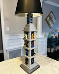Custom Minifigure Display 2.0 Lamp made of MEOW® Bricks