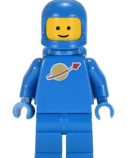 LEGO Minifigure Vintage Classic Space - Blue with Air Tanks
