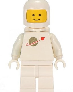 LEGO Minifigure Classic Space - White with Air Tanks and Updated Helmet