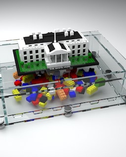Premium Interlocking Acrylic Display Case for MEOW Sets, Action Figures, Collectibles, Showcase Home Storage, Organizing Case