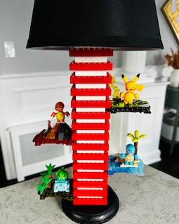 Pokémon® Lamp made of LEGO® Bricks