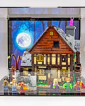 Acrylic Display Case for MEOW® Hocus Pocus Sanderson Sisters' Cottage 21341