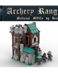 Shooting range with watchtower made from MEOW® parts MOC Castle/Medieval. Fits 10305 10332 31120 NEW Medieval Archery Range-F