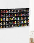 Wall mounted Acrylic Display Case for 100 Minifigures