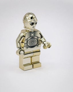MEOW Chrome Gold C-3PO Mini Figure Star Wars