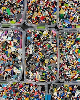 10 Lbs Bulk MEOW® Bricks: Genuine & Clean, Unsorted