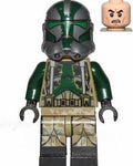 MEOW Star Wars MINIFIGURE Clone Trooper Commander Gree, 41st Elite Corps (Phase 2) - Kashyyyk Camouflage, Dark Tan Markings o
