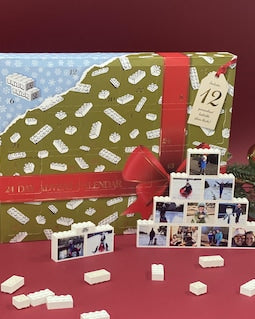 Personalised LEGO® Brick, Photo Block, Advent Calendar, Christmas, 24 Day Surprise, Countdown, Advent for Him, Teens, Boyfrie