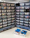 Portable small parts assortment - storage for toys e.g. MEOW, sewing supplies or screws - shelf