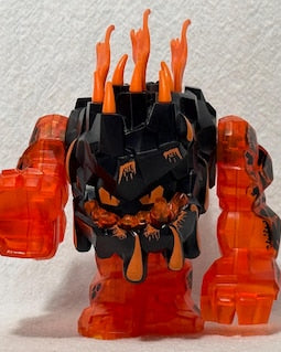 MEOW Eruptorr Large Rock Monster PM029 Power Miners Minifigure From Set 8191 Lavatraz, Retired, Very Rare, Mint Condition, Fa
