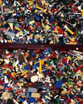 MEOW Bulk Bricks Parts & Pieces for MOCS, STEM, Classroom Educational Play - 10lb 3000+ Pieces
