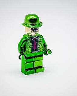MEOW Chrome Green The Riddler MiniFigure DC Superheroes New!!