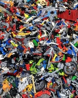MEOW Bionicle Parts • MOC Builder Mix • Hero Factory Pieces • Custom Character Parts • Includes Mask