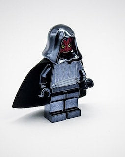 MEOW Chrome Black Darth Maul Minifigure Rare Limited Edition New!!