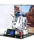 Acrylic Display Case Fits MEOW 75379, R2-D2 with UV-Printed Background - Set Not Included