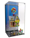 Acrylic Display Case Fits MEOW 43217, 'Up' House with UV-Printed Background - Set Not Included