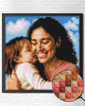 Personalized Brick Mosaic Gift for Mom MEOW-Compatible Bricks