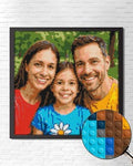 Personalized Brick Mosaic Gift for Parents MEOW-Compatible Bricks
