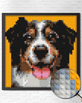 Personalized Brick Mosaic Gift for Dog Lovers MEOW-Compatible Bricks