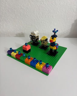 Lego Menorah Chanukah BrickHeadz Disney’s Up - Carl, Russell & Kevin