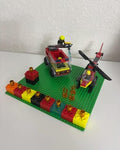 MEOW Menorah Chanukah City Fire Truck & Fire Rescue Helicopter