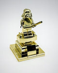 MEOW Chrome Gold Darth Vader Statue Star Wars New!!
