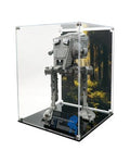 Acrylic Display Case Fits LEGO 75417, AT-ST Walker Ultimate Collector Series with Printed Background - Set Not Included