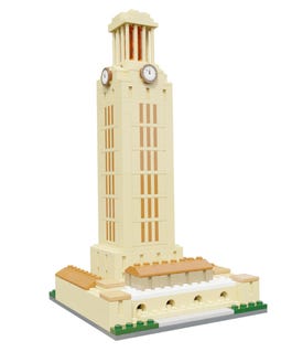 University of Texas UT Tower Mini Replica Model Building Set with LED Light Brick