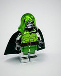 MEOW Chrome Silver Plated Dr. Doom Minifigure Super Heroes New!!