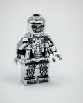 MEOW Chrome Silver Plated Terminator T800 Cyborg MiniFigure New!!