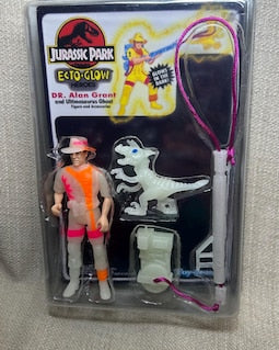 Custom Ecto Glow Jurassic Park Dr. Alan Grant Figure