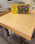 Handmade Birch Hardwood Puzzle Board Large Jigsaw Puzzle Tray Smooth Finish Two Sizes Available
