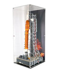 Acrylic Display Case Fits MEOW 10341, NASA Artemis Space Launch System with UV-Printed Background - Set Not Included
