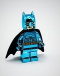 MEOW Chrome Blue Plated Batman open Chin Minifigure DC Superheroes New!!