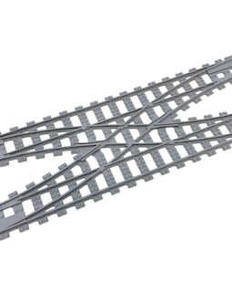 Trixbrix Double Crossover R104 100% compatible with all Lego City trains and tracks