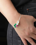 Sterling Silver 1x3 Block Bracelet – Creative Brick Inspired Design