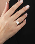 925 Sterling Silver 1x1 Building Block Ring – Compatible Bricks, Creative Design